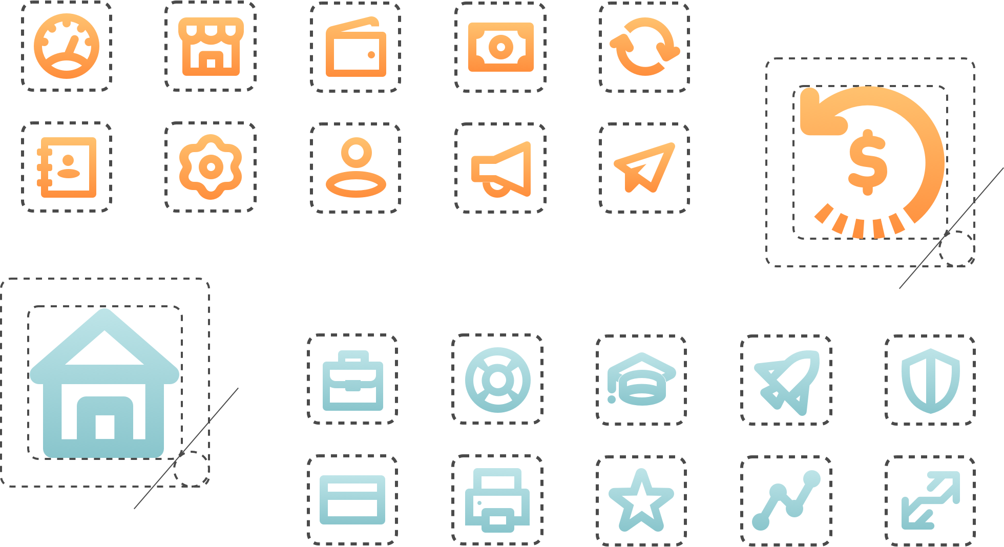 Airwallex Icon Design